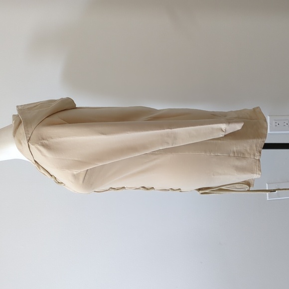 Manière de Voir Long-Sleeve Hooded Lace Up  Top - Picture 5 of 15